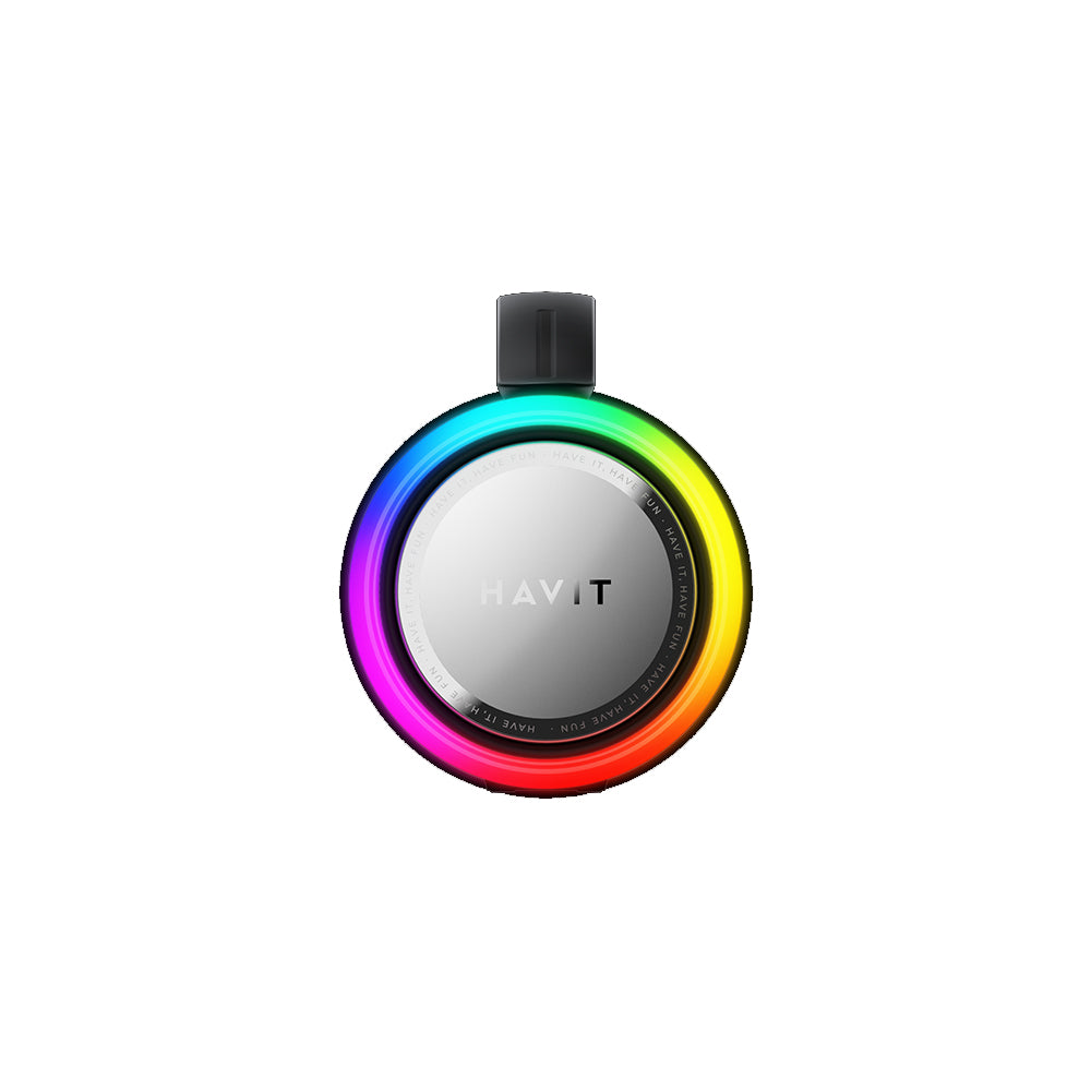 Prenosivi Bluetooth zvučnik HAVIT SK834BT, 2 x 5W, RGB, Vodootporan, Crni