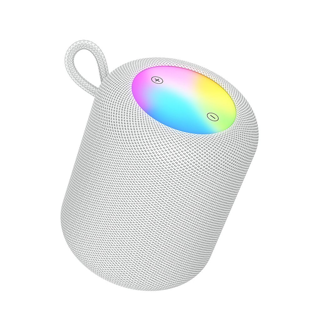 Prenosni Bluetooth Zvučnik HOCO HC30, 5W, TWS, RGB, Sivi