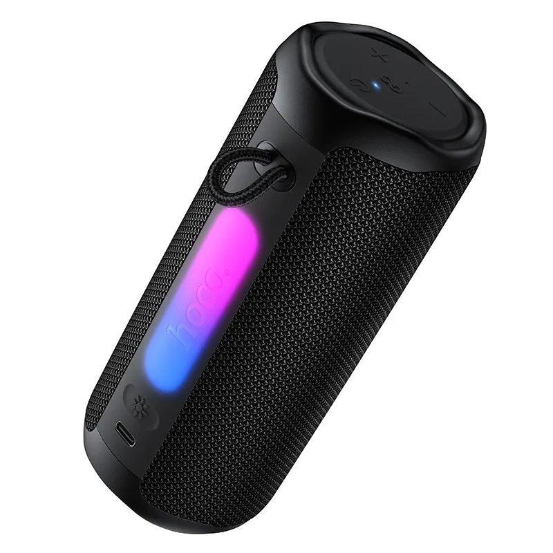 Prenosivi Bluetooth zvučnik HOCO HC50, 8W, TWS, RGB, Vodootporan, Crna
