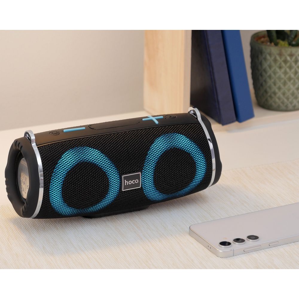 Prenosivi Bluetooth Zvučnik HOCO HC12, 10W, RGB, Vodootporan, Crni
