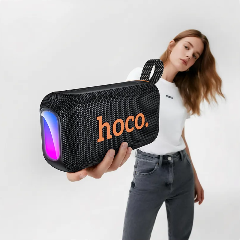 Prenosivi Bluetooth Zvučnik HOCO HC32, 2 x 10W, TWS, RGB, Crni