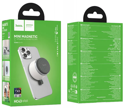 Prenosni Bluetooth zvučnik HOCO HC43 Mini Magnetic, 8W, TWS, Beli