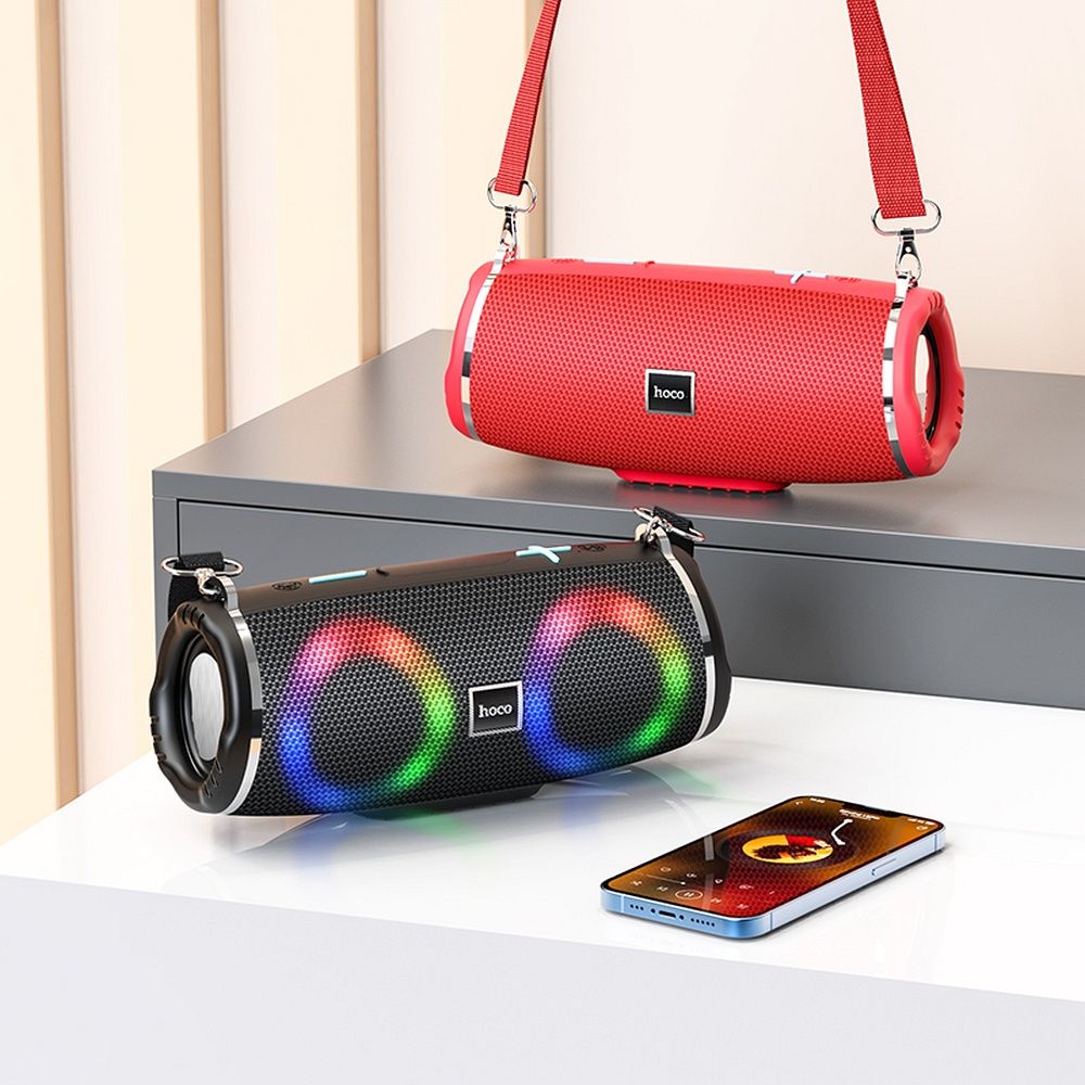 Prenosivi Bluetooth Zvučnik HOCO HC12, 10W, RGB, Vodootporan, Crni