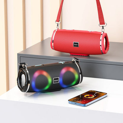 Prenosivi Bluetooth Zvučnik HOCO HC12, 10W, RGB, Vodootporan, Crni