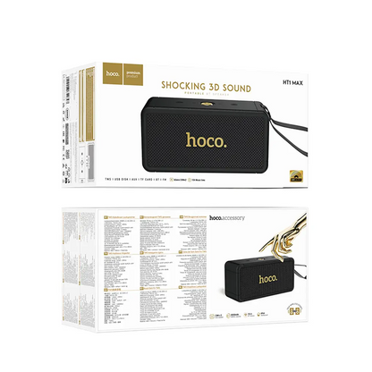 Prenosivi Bluetooth zvučnik HOCO HT1 Max, 2 x 20W, TWS, Crna