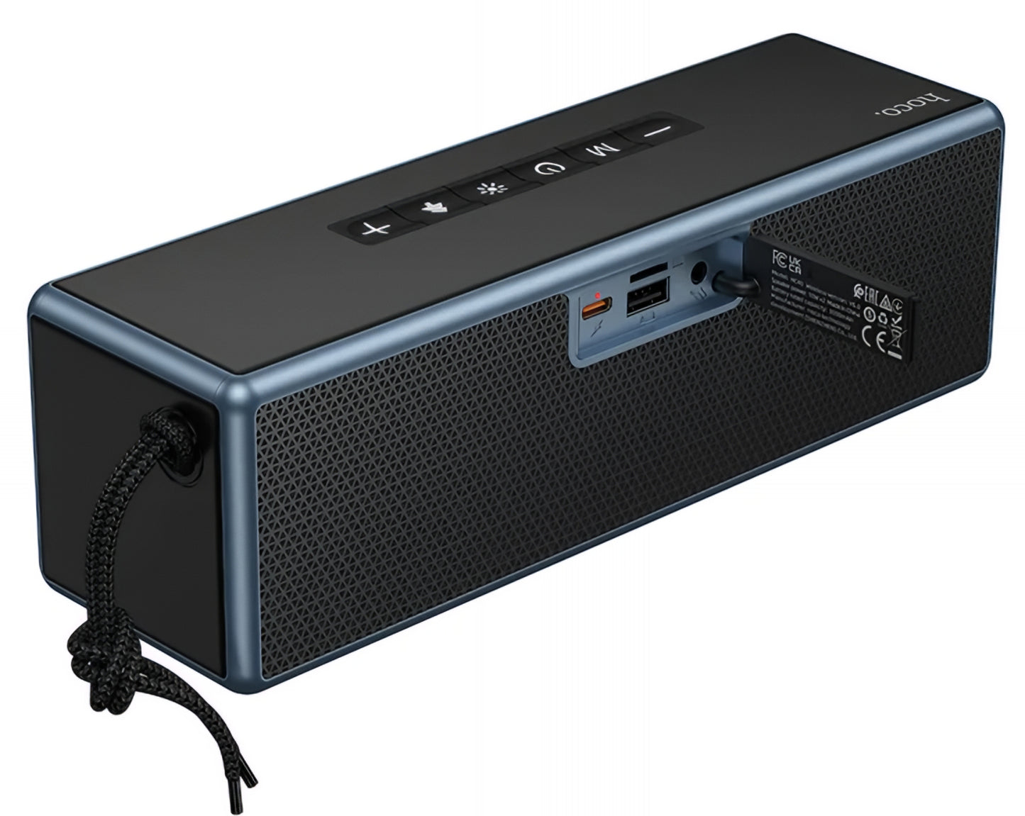 Prenosivi Bluetooth Zvučnik HOCO HC40, 2 x 10W, TWS, RGB, Crni