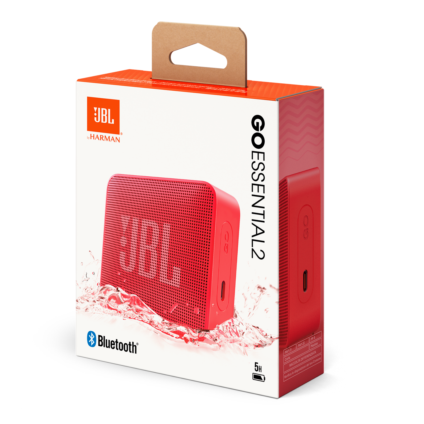 Prenosivi Bluetooth zvučnik JBL Go Essential 2, 3.1W, Pro Sound, Vodootporan, Crveni JBLGOES2REDCN