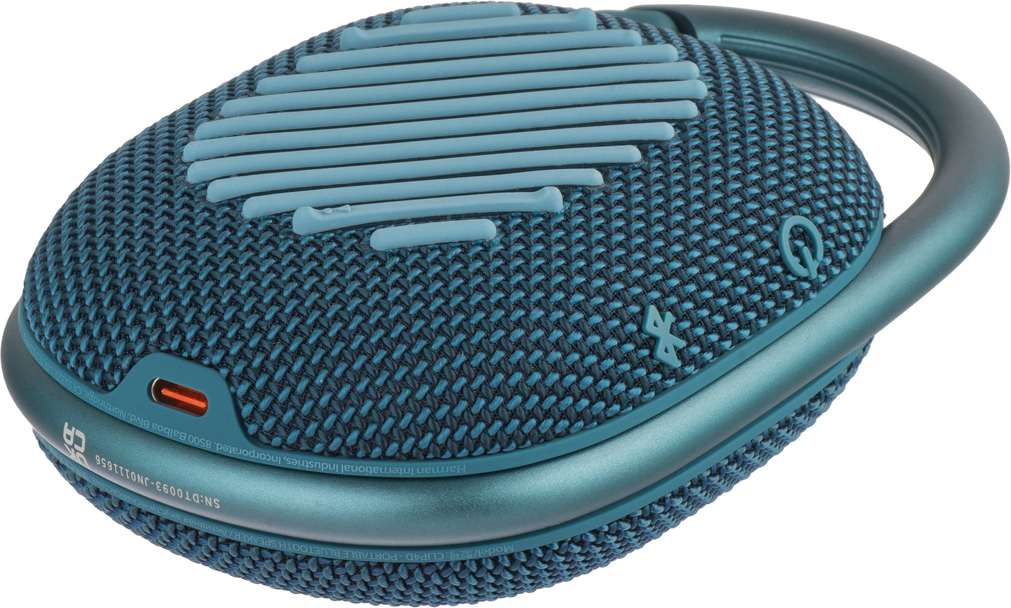 Bluetooth Portable Speaker JBL Clip 4, 5W, Pro Sound, Waterproof, Blue JBLCLIP4BLU