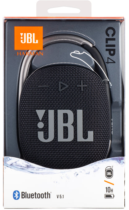 Prijenosni Bluetooth zvučnik JBL Clip 4, 5W, Pro Sound, Vodootporan, Crni JBLCLIP4BLK