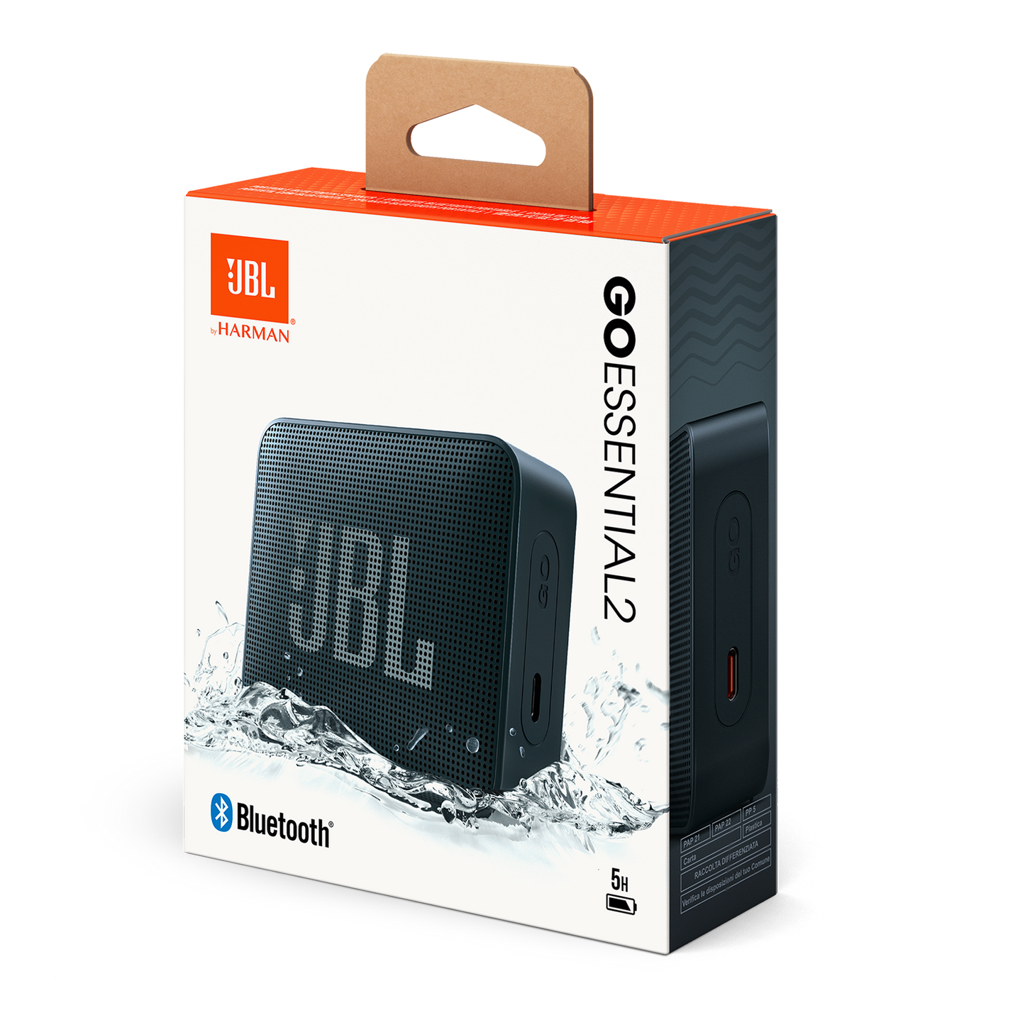Prenosivi Bluetooth zvučnik JBL Go Essential 2, 3.1W, Pro Sound, Vodootporan, Crni JBLGOES2BLKCN