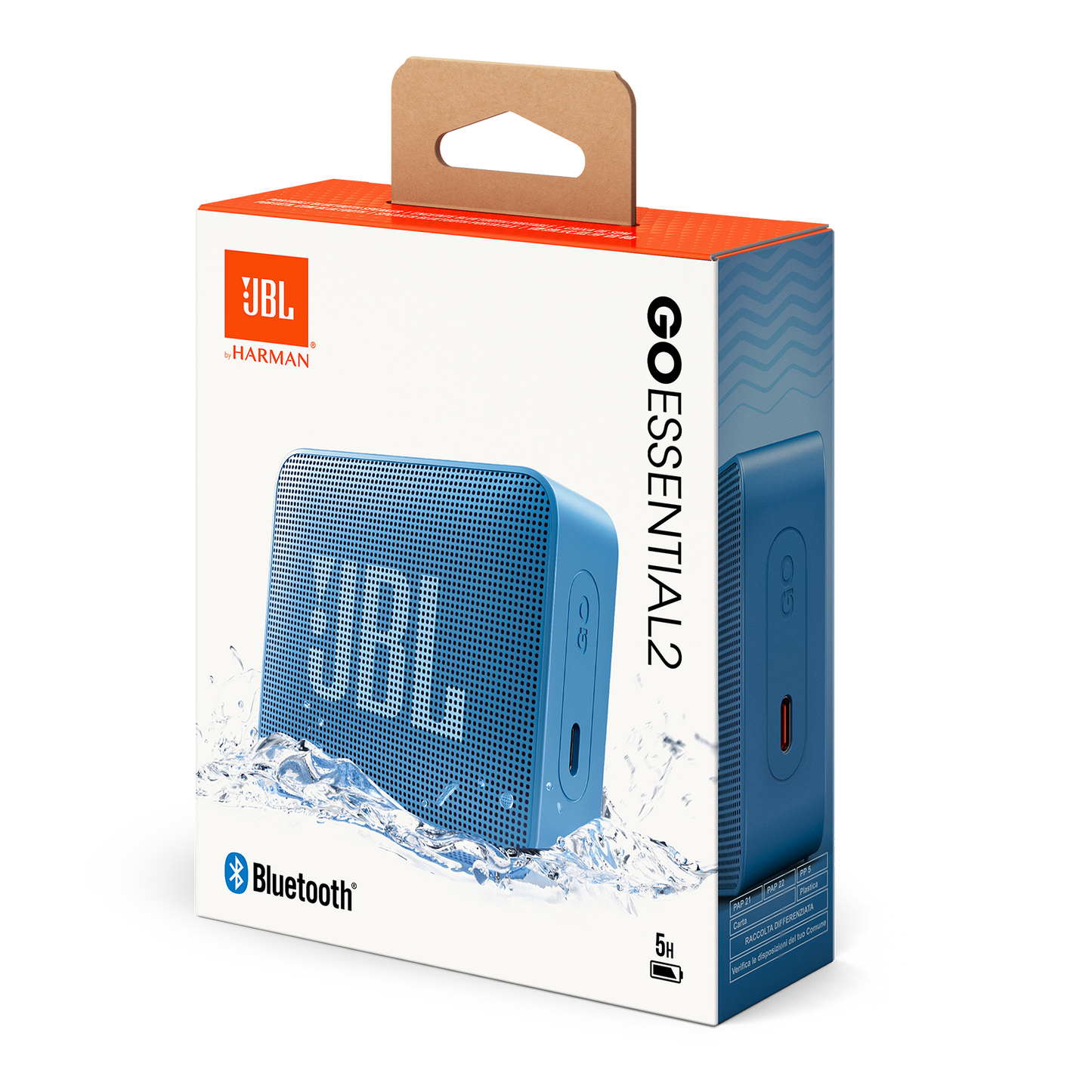 Prenosivi Bluetooth zvučnik JBL Go Essential 2, 3.1W, Pro Sound, Vodootporan, Plavi JBLGOES2BLUCN