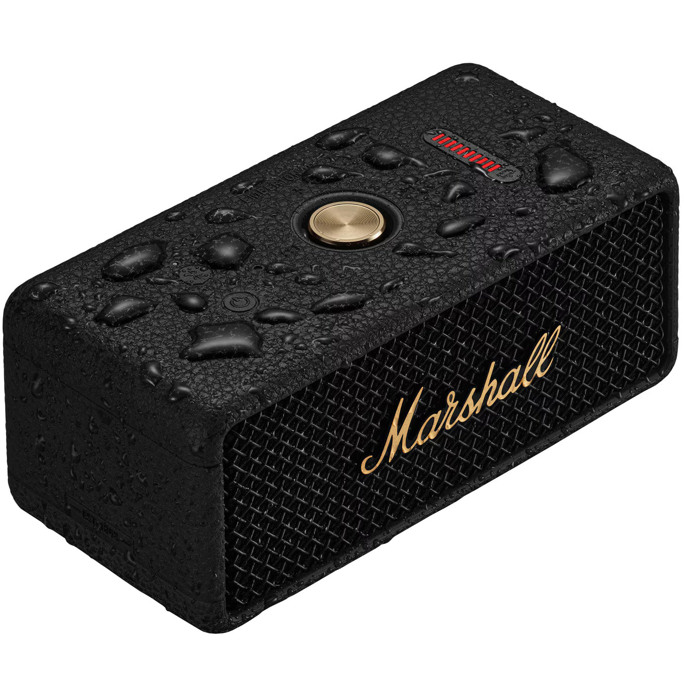 Bluetooth prenosivi zvučnik Marshall Emberton II, 20W, vodootporan, crno-zlatni