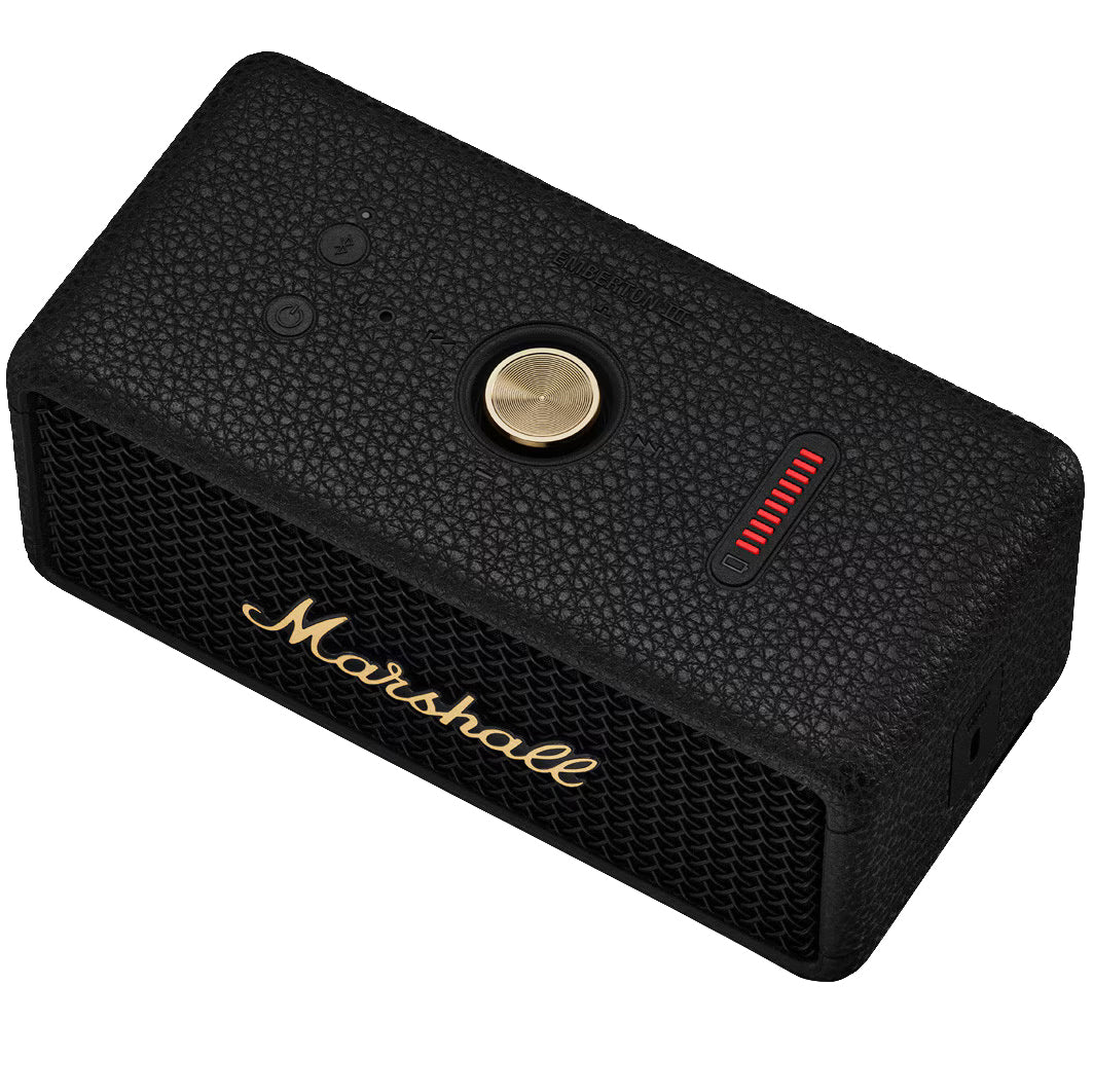 Bluetooth prenosivi zvučnik Marshall Emberton II, 20W, vodootporan, crno-zlatni