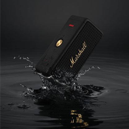 Bluetooth prenosivi zvučnik Marshall Emberton II, 20W, vodootporan, crno-zlatni