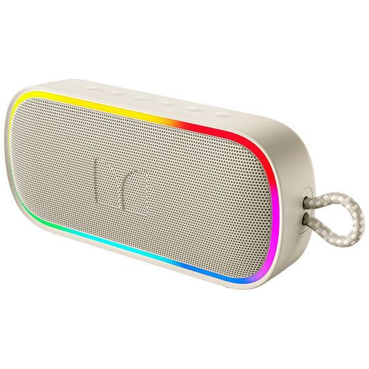 Prenosivi Bluetooth zvučnik Monster S150 Plus, 40W, TWS, RGB, Vodootporan, Svetlo krem