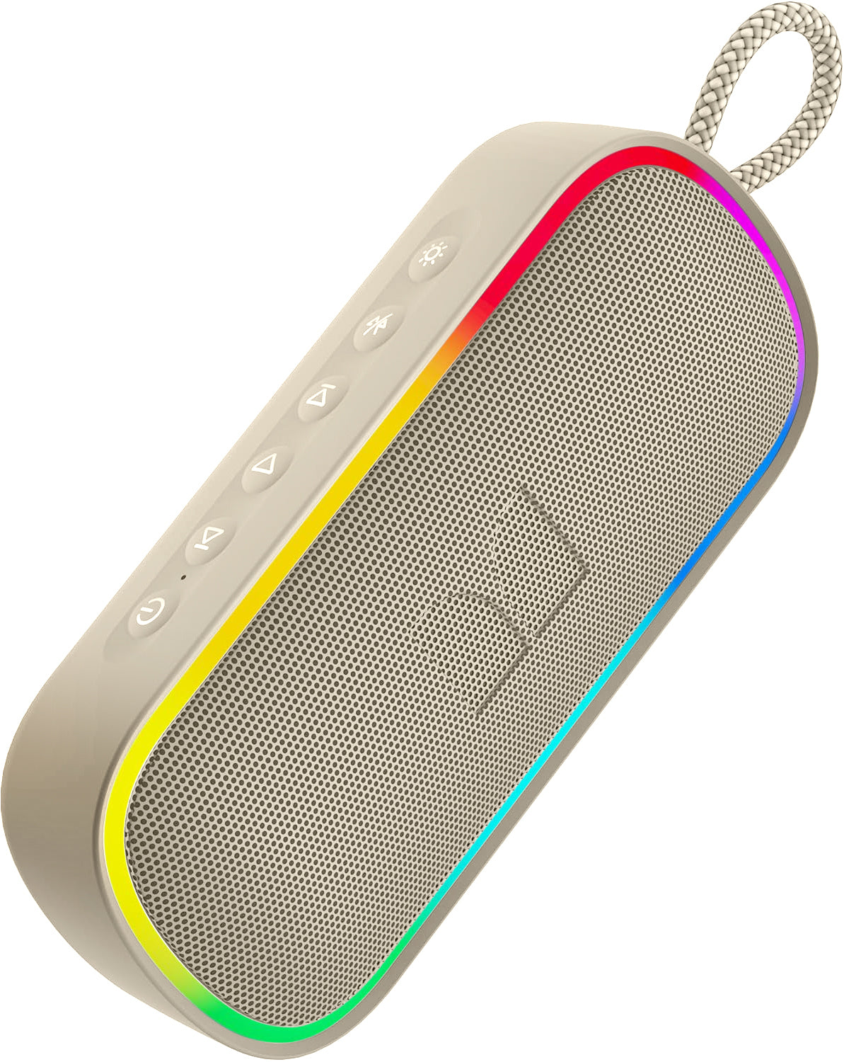 Prenosivi Bluetooth zvučnik Monster S150 Plus, 40W, TWS, RGB, Vodootporan, Svetlo krem