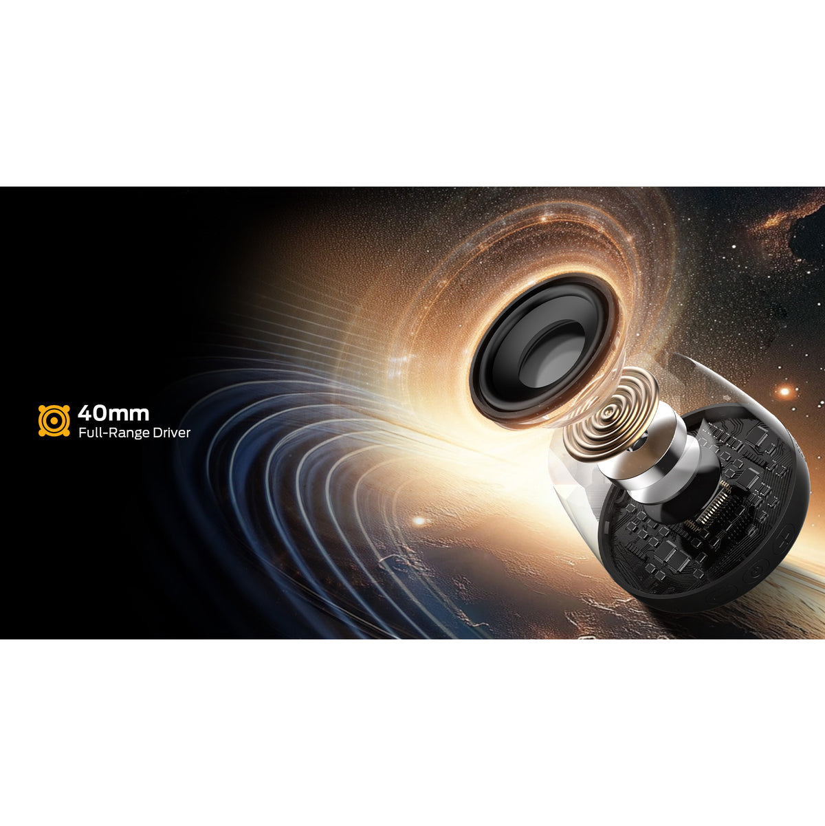 Prenosivi Bluetooth zvučnik Monster Mag Flux, 5W, TWS, RGB, Crna