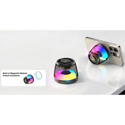 Prenosivi Bluetooth zvučnik Monster Mag Flux, 5W, TWS, RGB, Crna