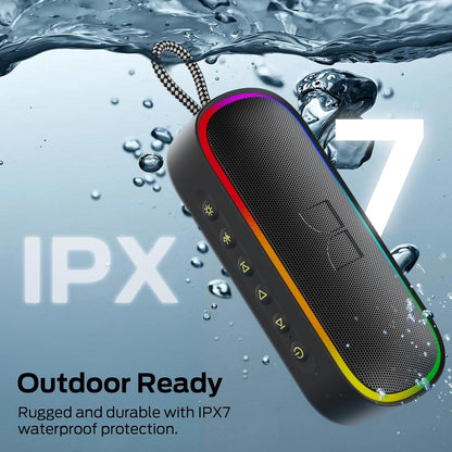 Prenosivi Bluetooth zvučnik Monster S150 Plus, 40W, TWS, RGB, Vodootporan, Crna