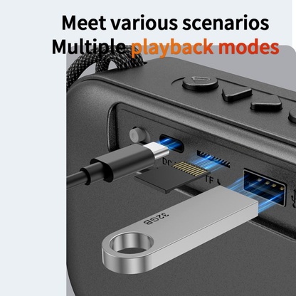 Prenosivi Bluetooth Zvučnik XO Design F66, 5W, RGB, Crni