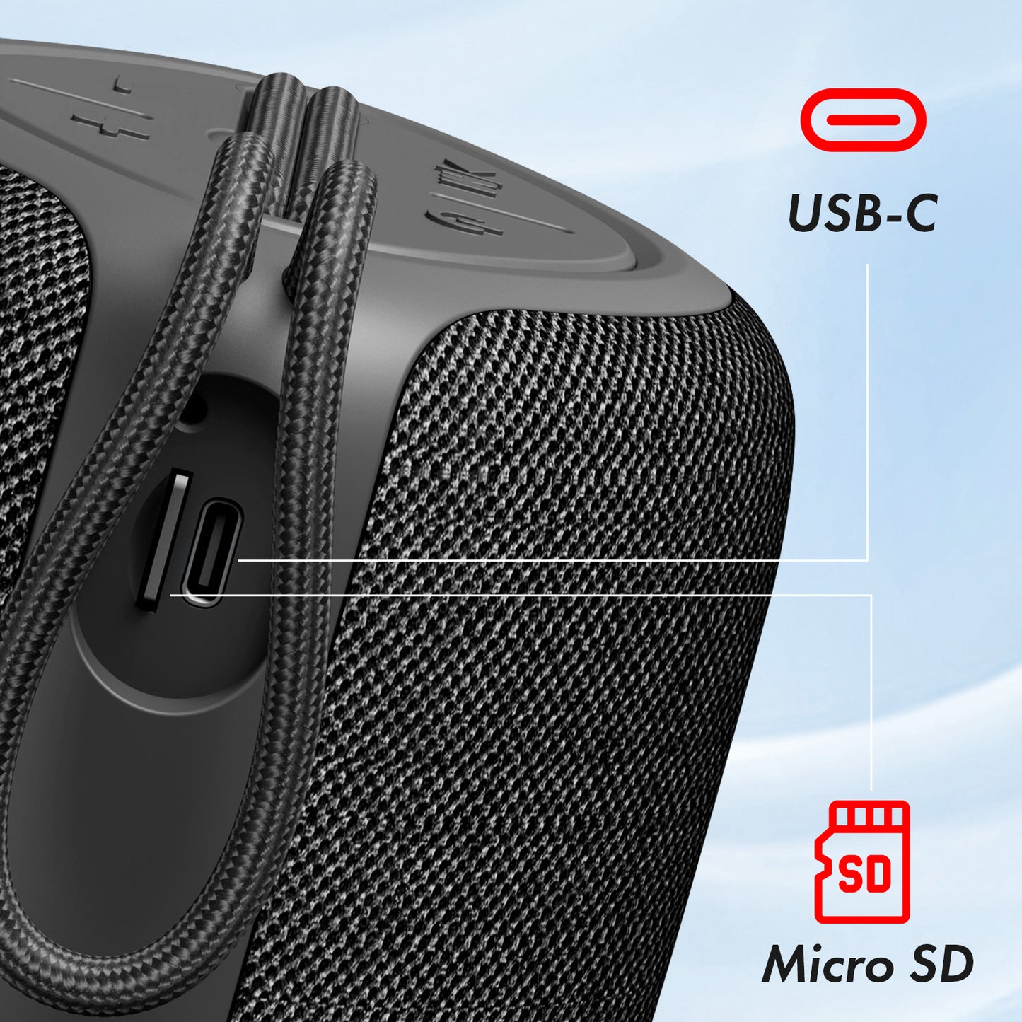 Prenosni Bluetooth Zvučnik XO Design F38, 5W, Crni