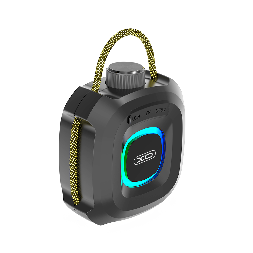 Prenosni Bluetooth zvučnik XO Design F77, TWS, RGB, Vodootporan, Crni
