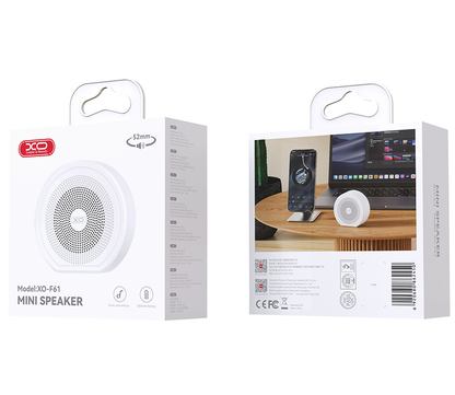 Prenosni Bluetooth zvučnik XO Design F61, 3 W, TWS, beli