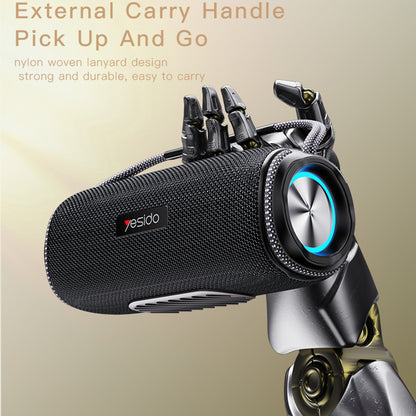 Prenosivi Bluetooth zvučnik Yesido YSW11, 40W, RGB, Vodootporan, Crni