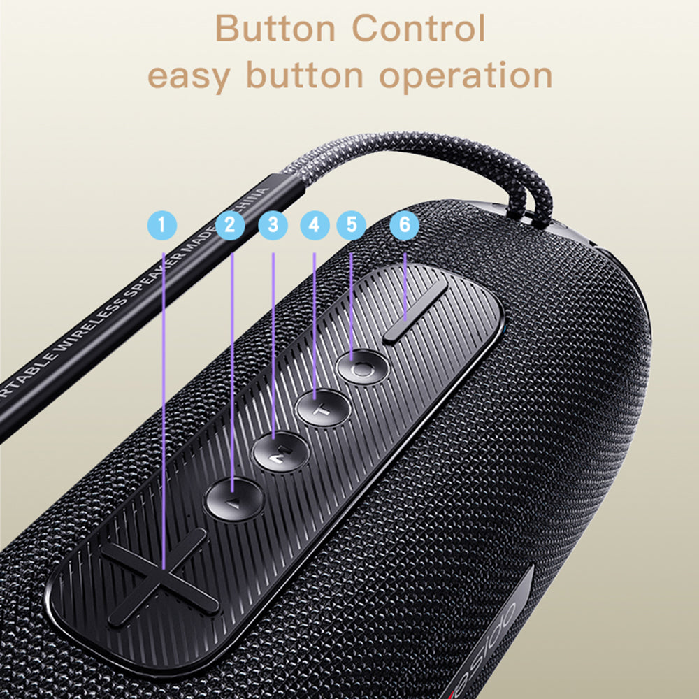 Prenosivi Bluetooth zvučnik Yesido YSW11, 40W, RGB, Vodootporan, Crni