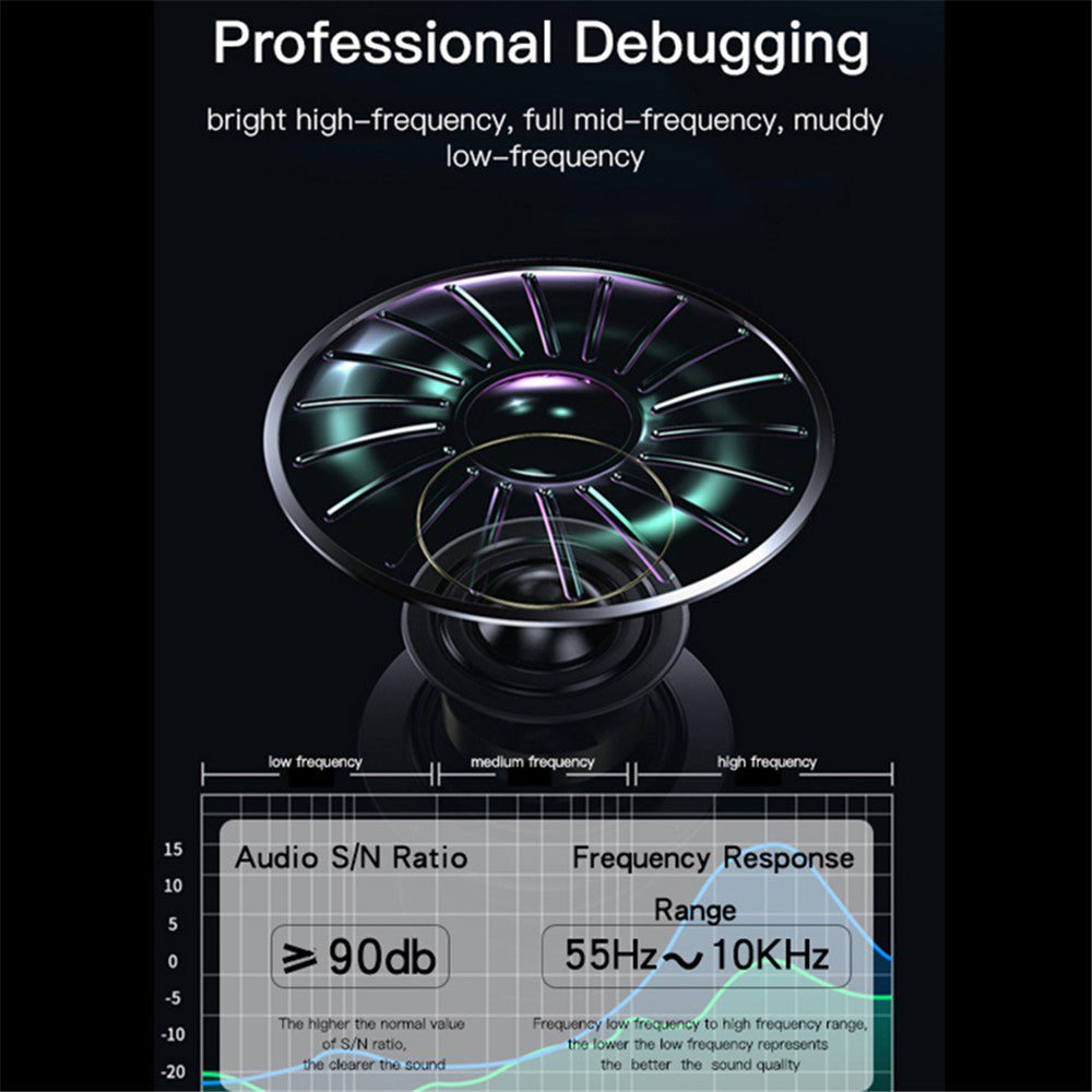 Prenosivi Bluetooth zvučnik Yesido YSW14, 5W, RGB, Plavi