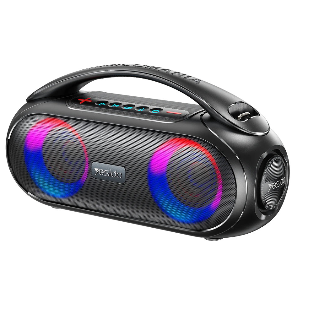 Prenosivi Bluetooth zvučnik Yesido YSW19, 40W, RGB, Vodootporan, Crni