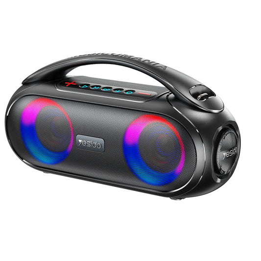 Prenosivi Bluetooth zvučnik Yesido YSW19, 40W, RGB, Vodootporan, Crni