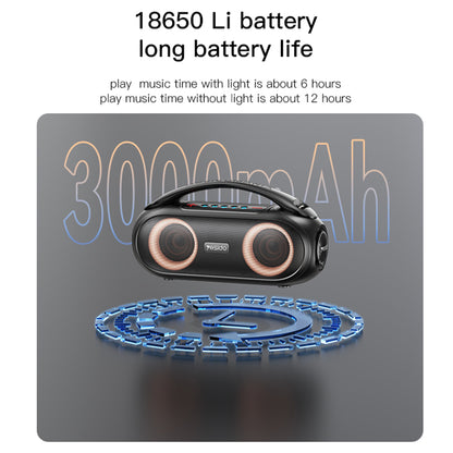 Prenosivi Bluetooth zvučnik Yesido YSW19, 40W, RGB, Vodootporan, Crni