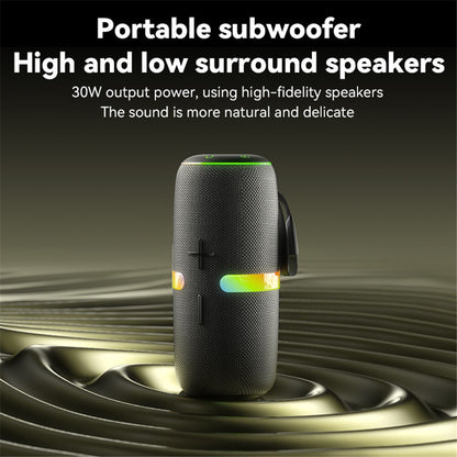 Prenosivi Bluetooth zvučnik Yesido YSW22, 30W, RGB, Vodootporan, Crni