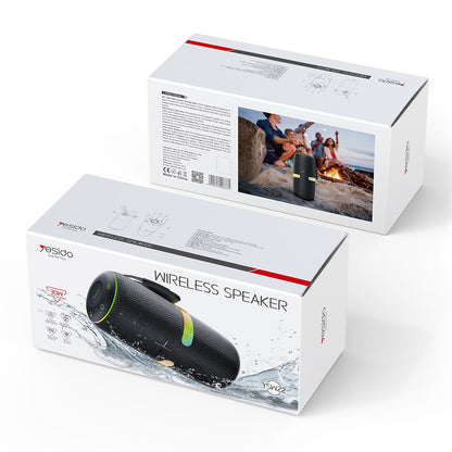 Prenosivi Bluetooth zvučnik Yesido YSW22, 30W, RGB, Vodootporan, Crni