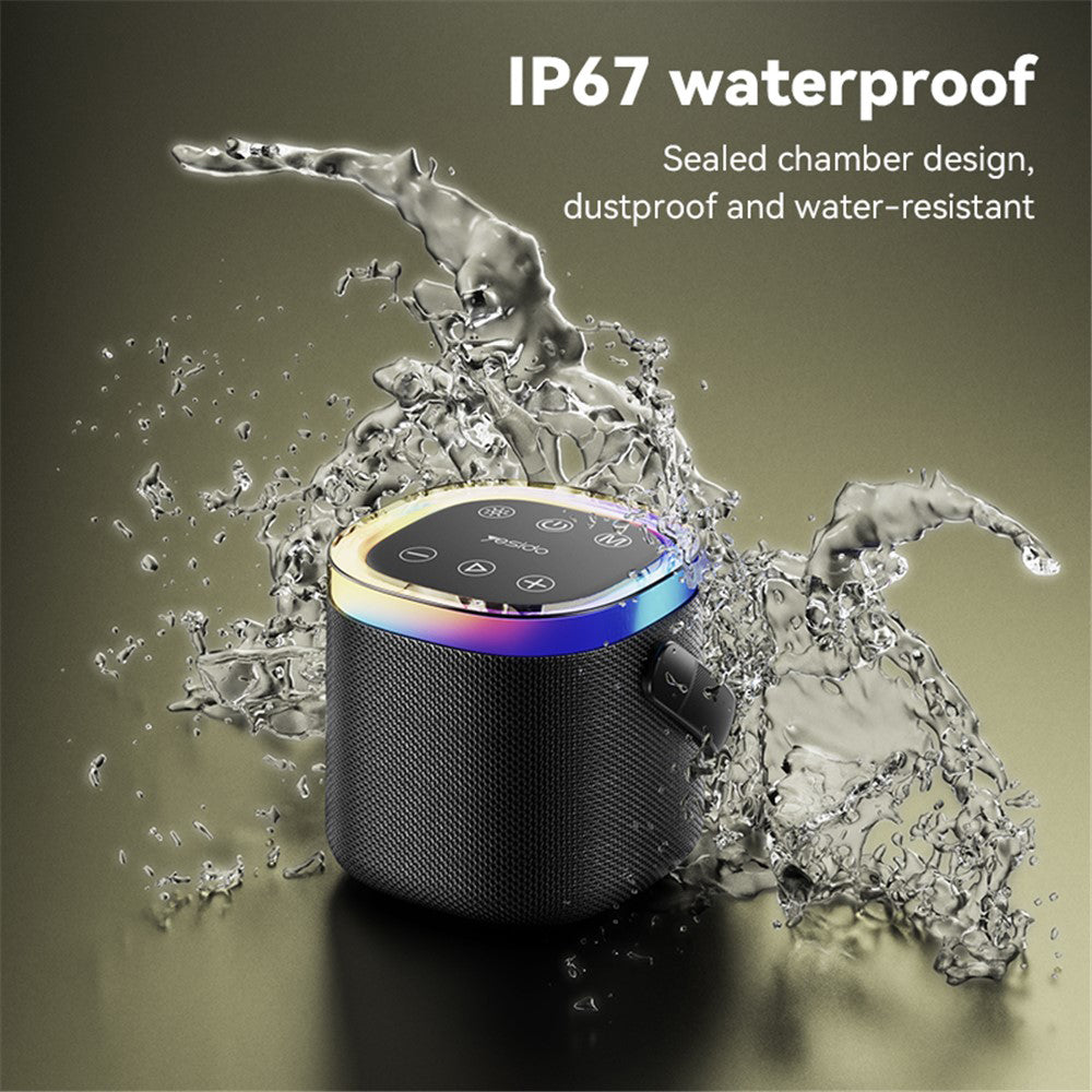 Prenosivi Bluetooth zvučnik Yesido YSW25, 5W, RGB, Crni