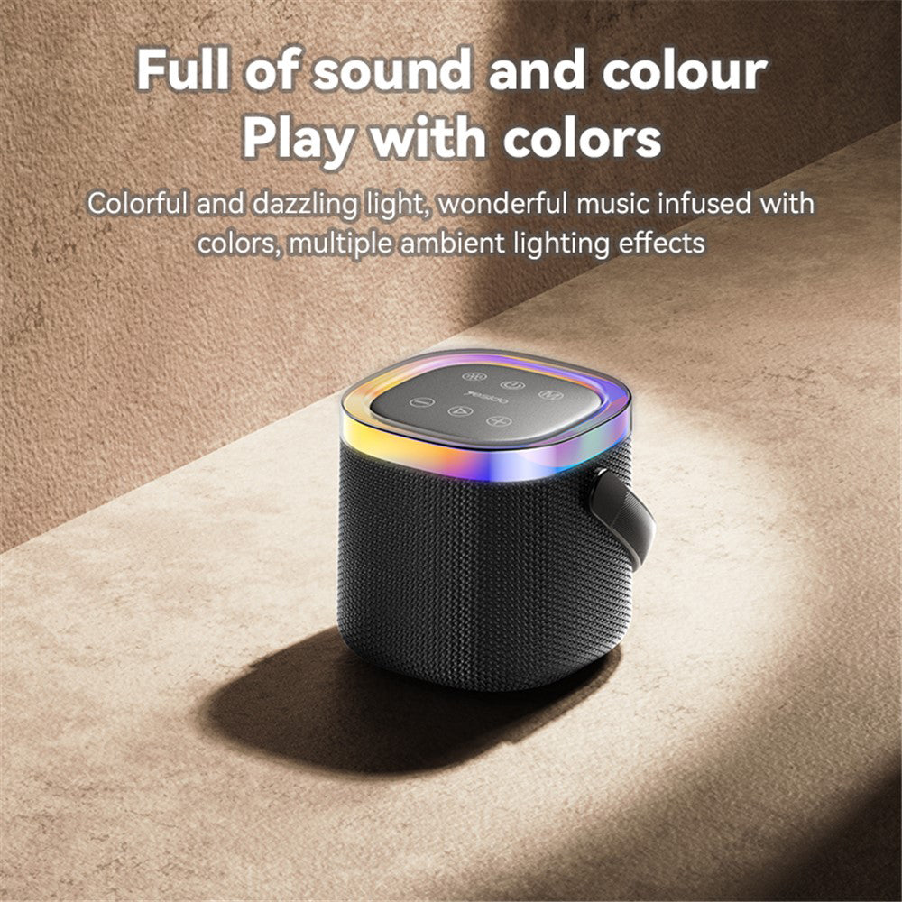 Prenosivi Bluetooth zvučnik Yesido YSW25, 5W, RGB, Crni
