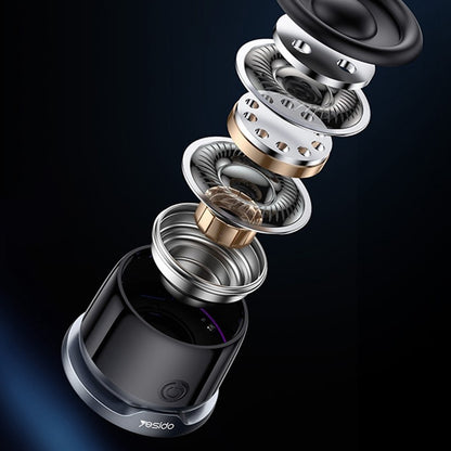 Prenosivi Bluetooth zvučnik Yesido YSW32, 3W, RGB, Crni