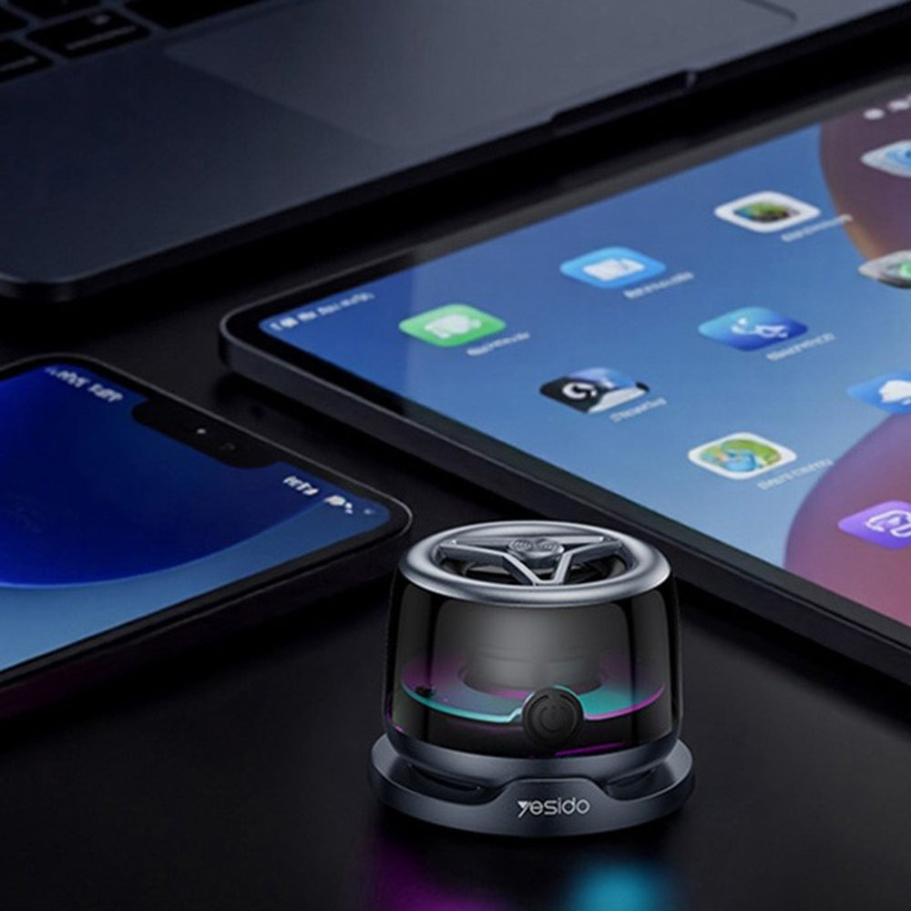 Prenosivi Bluetooth zvučnik Yesido YSW32, 3W, RGB, Crni