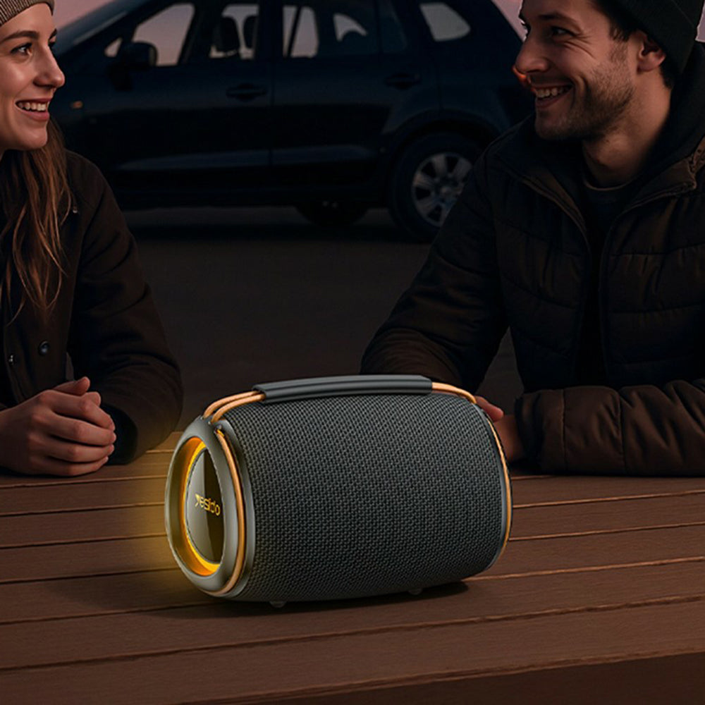 Prenosivi Bluetooth Zvučnik Yesido YSW39, 20W, TWS, RGB, Crni