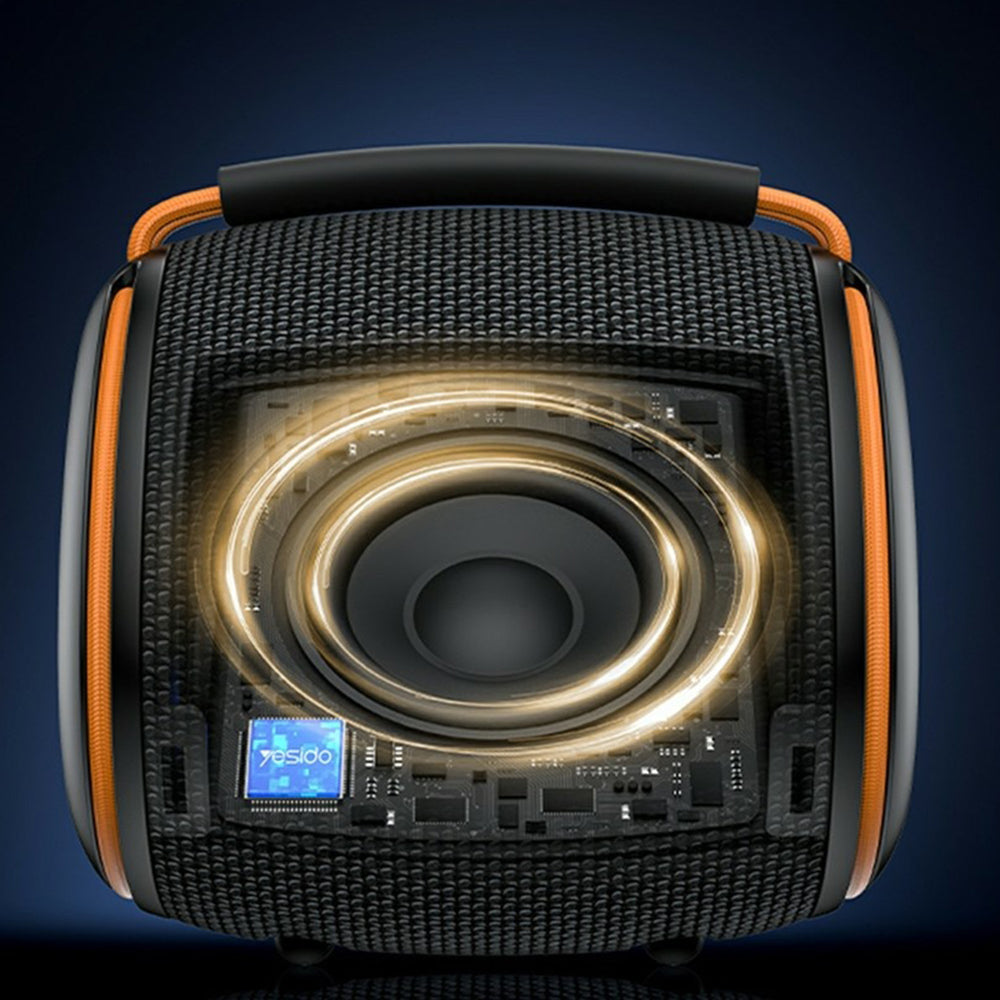 Prenosivi Bluetooth Zvučnik Yesido YSW40, 8W, RGB, Crni