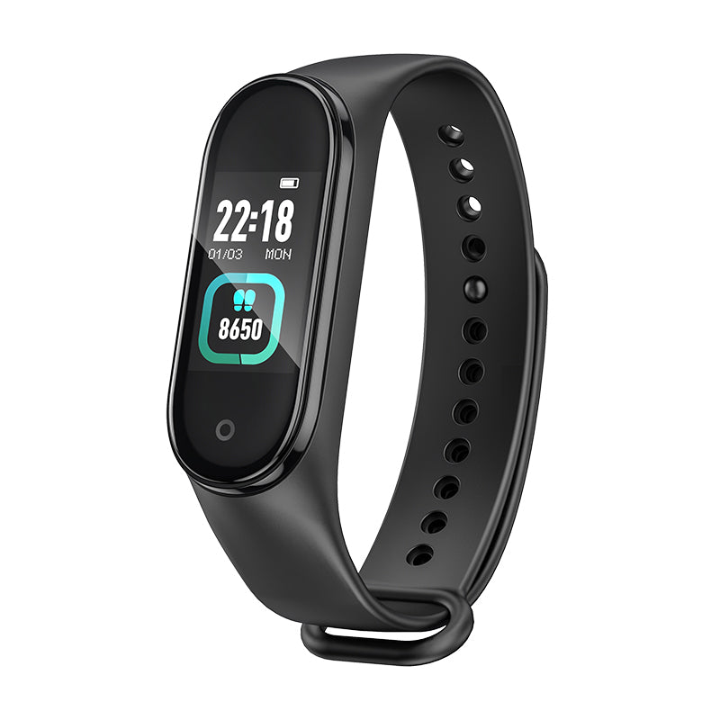 Fitnes narukvica HOCO GA08, Crna