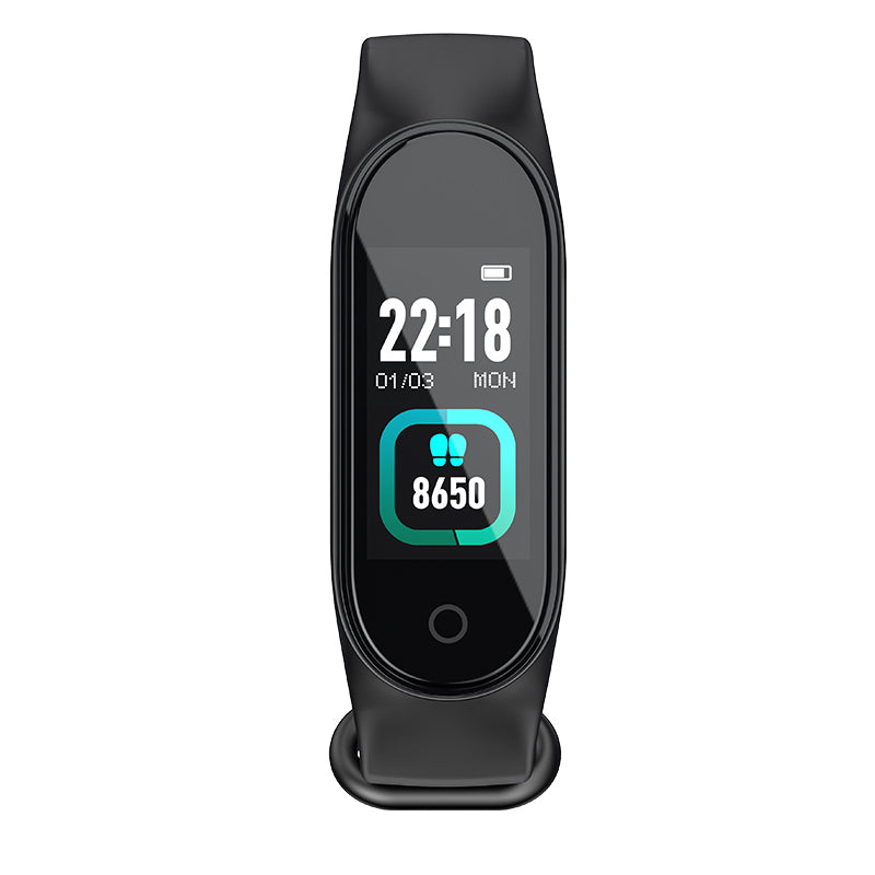 Fitnes narukvica HOCO GA08, Crna