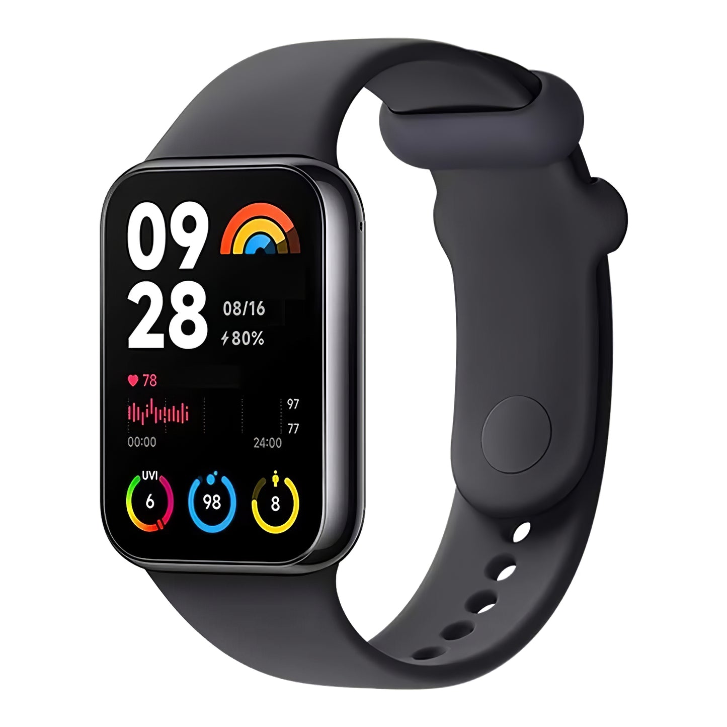 Fitness Bracelet Xiaomi Mi Smart Band 8 Pro, Black 