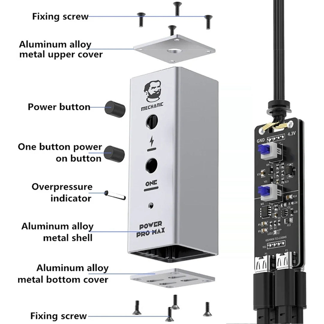 Kabl za napajanje Mechanic Power Pro Max za Apple iPhone 6 - 13 Pro Max serije