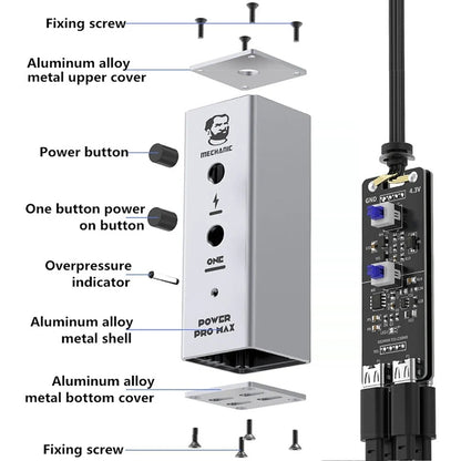 Kabl za napajanje Mechanic Power Pro Max za Apple iPhone 6 - 13 Pro Max serije