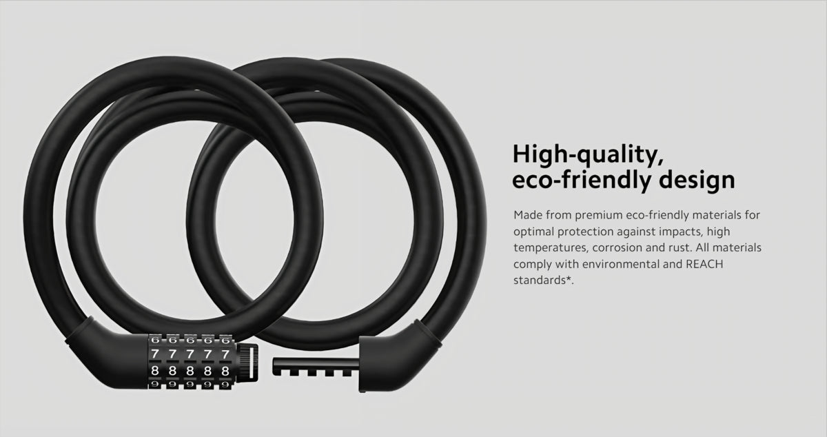 Xiaomi sigurnosni kabl za električni trotinet, crna BHR6751GL