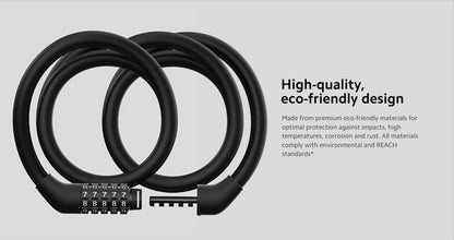 Xiaomi sigurnosni kabl za električni trotinet, crna BHR6751GL