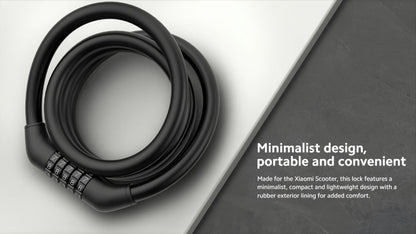 Xiaomi sigurnosni kabl za električni trotinet, crna BHR6751GL