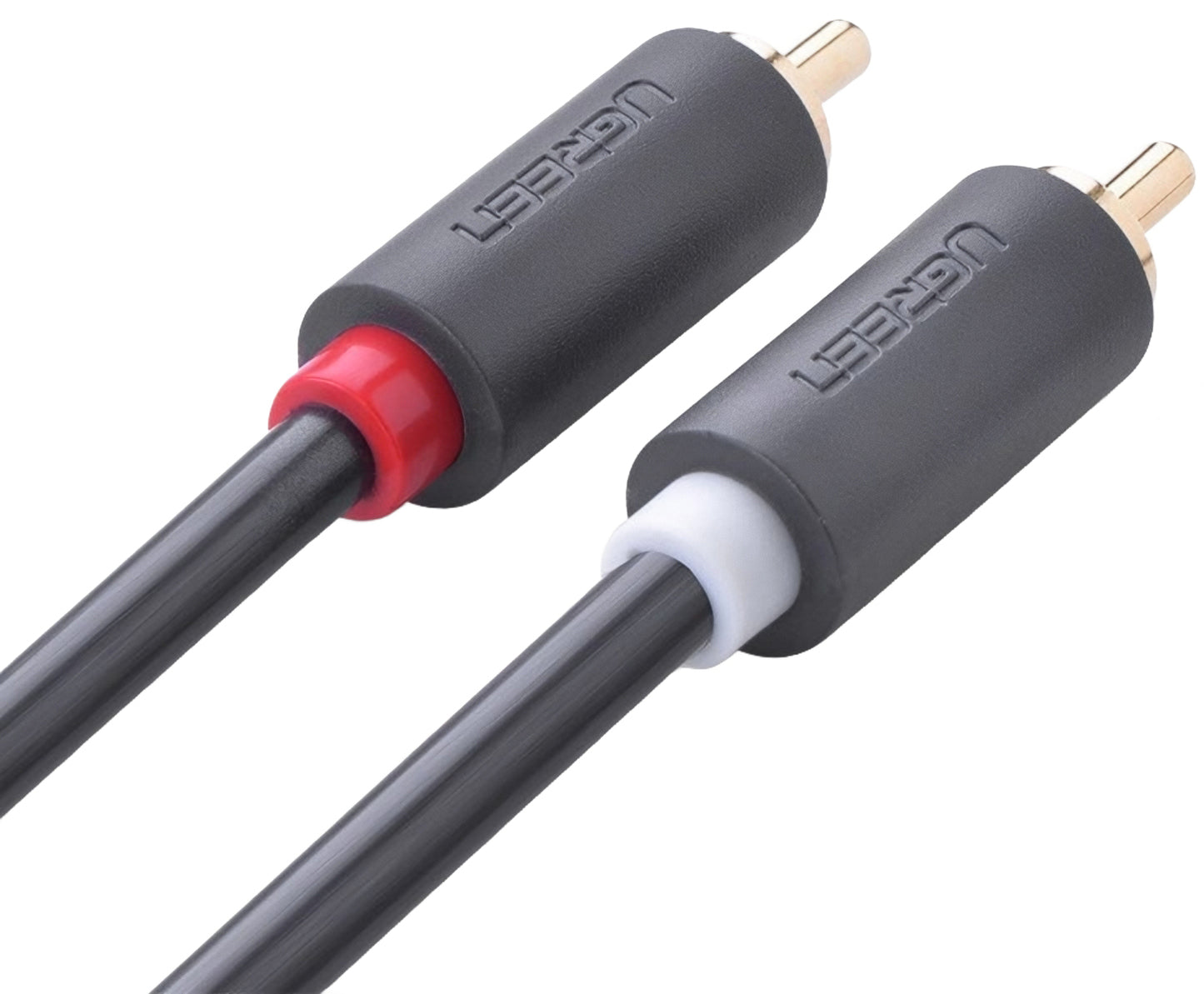 Audio kabl UGREEN AV104, 2 x RCA - 2 x RCA, 5m, Crni